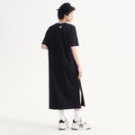 MLB Женское черное платье с коротким рукавом - фото 7