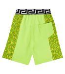 Шорты из хлопкового джерси Versace Allover Versace, зеленый - фото 4
