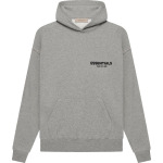 Худи Fear of God Essentials Hoodie 'Dark Oatmeal', серый - фото