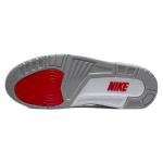 Кроссовки Nike Air Jordan 3 Retro, красный/серый/белый - фото 7