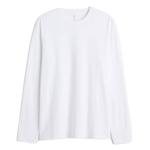 Лонгслив H&M Slim Fit Jersey, белый - фото 2