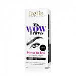 Черная хна для бровей, 6 мл Delia Cosmetics, My Wow Brows - фото