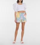 Французские слайдеры из махровой ткани Miu Miu, Alabastro - фото 2