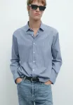 Рубашка Massimo Dutti, Mottled Dark Blue - фото