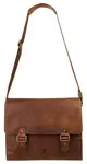 Сумка-мессенджер BODENSCHATZ, натуральная кожа, цвет Cognac - фото 7