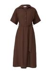 Платье-рубашка s.Oliver, Chestnut brown - фото
