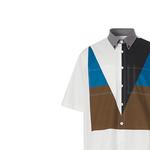 Рубашка мужская белая Burberry, белый - фото 5