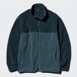 Флисовая куртка на молнии Uniqlo, 67 темно-синий - фото