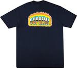 Футболка Supreme Chrome Tee 'Navy', синий - фото 3