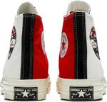 Кроссовки Converse Chuck 70 Hi Logo Play - White Rush Blue, белый - фото 6