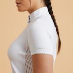 Поло женское Fouganza 900 для соревнований по конному спорту, синий - фото 7