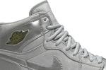 Кроссовки Air Jordan 1 CO.JP Metallic Silver 2001, серебряный - фото 2