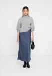 Джемпер VILA VIEMMELIE HIGH NECK PULLOVER, Light Grey Melange/Mottled Light Grey - фото 2