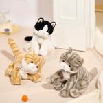 GABRIEL Плюшевая игрушка котенок, White Black Yellow, 25 см - фото 7