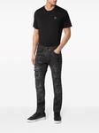 Philipp Plein джинсы с эффектом потертости, черный - фото 2