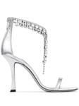 Босоножки Verity 100 Jimmy Choo, серебряный - фото