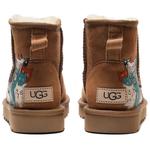 Угги UGG Hand-Drawn Cute Cat Collection, коричневый - фото 5