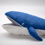 Мягкая игрушка Ikea Blavingad Whale, 100 см, синий - фото 2