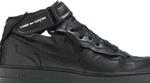 Кроссовки Nike Comme des Garçons x Air Force 1 Mid 'Triple Black', черный - фото 3