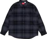 Рубашка Supreme Shadow Plaid Flannel Shirt 'Black', черный - фото 2