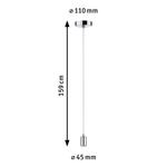 Подвесной светильник Paulmann Larus, хром - 1 пламя - серебро - фото 8