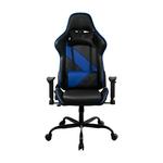 Игровое кресло 1stPlayer S02, черный/синий - фото