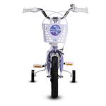 Велосипед детский MAX BIKE Mikki 12", белый/сиреневый - фото 5