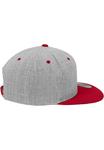 Бейсболка CLASSIC SNAPBACK 2-TONE Flexfit, цвет light grey/red - фото 5