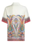 Рубашка с принтом пейсли ETRO, белый - фото 7