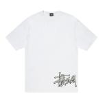 Футболка Stussy Bones Stock Tee 'White', белый - фото