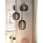 Подвесной светильник Ikea Hogvind 3 Lamps, 41 см, никелированный/серый стекло - фото 5