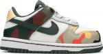 Кроссовки Nike Dunk Low SE TD 'Sail Multi-Camo', многоцветный - фото
