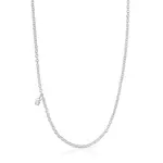 Колье Tous Bold Bear Short With Round Rings, серебро - фото