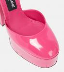 Кожаные сандалии на платформе Dolce&Gabbana, Rosa Geranio - фото 6