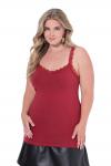Вязаный топ MIAMODA, Wine red - фото 2