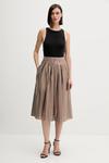 Юбка Oui, коричневый - фото 2