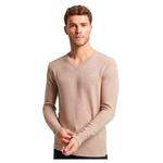 Футболка Superdry Essential Embroidered Knit, бежевый - фото