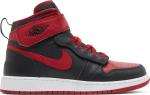 Кроссовки Air Jordan 1 High FlyEase GS Bred, красный - фото
