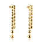 Серьги Tous Gloss Long Double, позолоченное серебро - фото 3