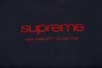 Футболка Supreme Shop Tee 'Navy', синий - фото 3