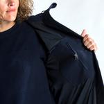 Куртка-дождевик восковая куртка парусная женская непромокаемая 300 темно-синяя TRIBORD, черный синий - фото 13