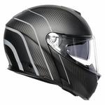 Шлем AGV Sportmodular Multi Refractive, Carbon/Silver - фото 2