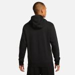 Толстовка Nike Club French Terry Pullover Hoodie 'Black', черный - фото 2