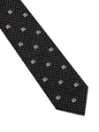 Шелковый галстук в горох Dolce & Gabbana, черный - фото 2