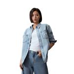 Женская рубашка Calvin Klein, цвет 1AA - Denim Light Blue - фото 5