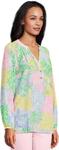 Топ Lilly Pulitzer Elsa Top, Multi Bright Delight PatchSee Less - фото 2