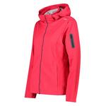 Спортивная куртка CMP Zip Hood 39A5016 softshell, розовый - фото 3