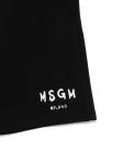 MSGM Kids шорты с логотипом, черный - фото 3