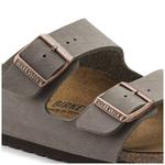 Сандалии Birkenstock Arizona Birko-Flor Nubuk, серый - фото 7