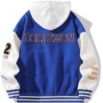 Бейсбольная куртка унисекс Doraemon, Черный (утолщенный) - фото 27